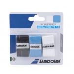 Babolat My Overgrip 0.55mm weiss/blau/schwarz 3er